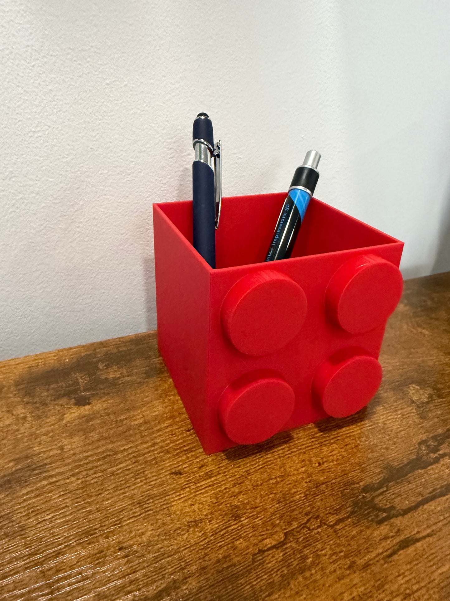 Pot à crayons inspiré de Lego