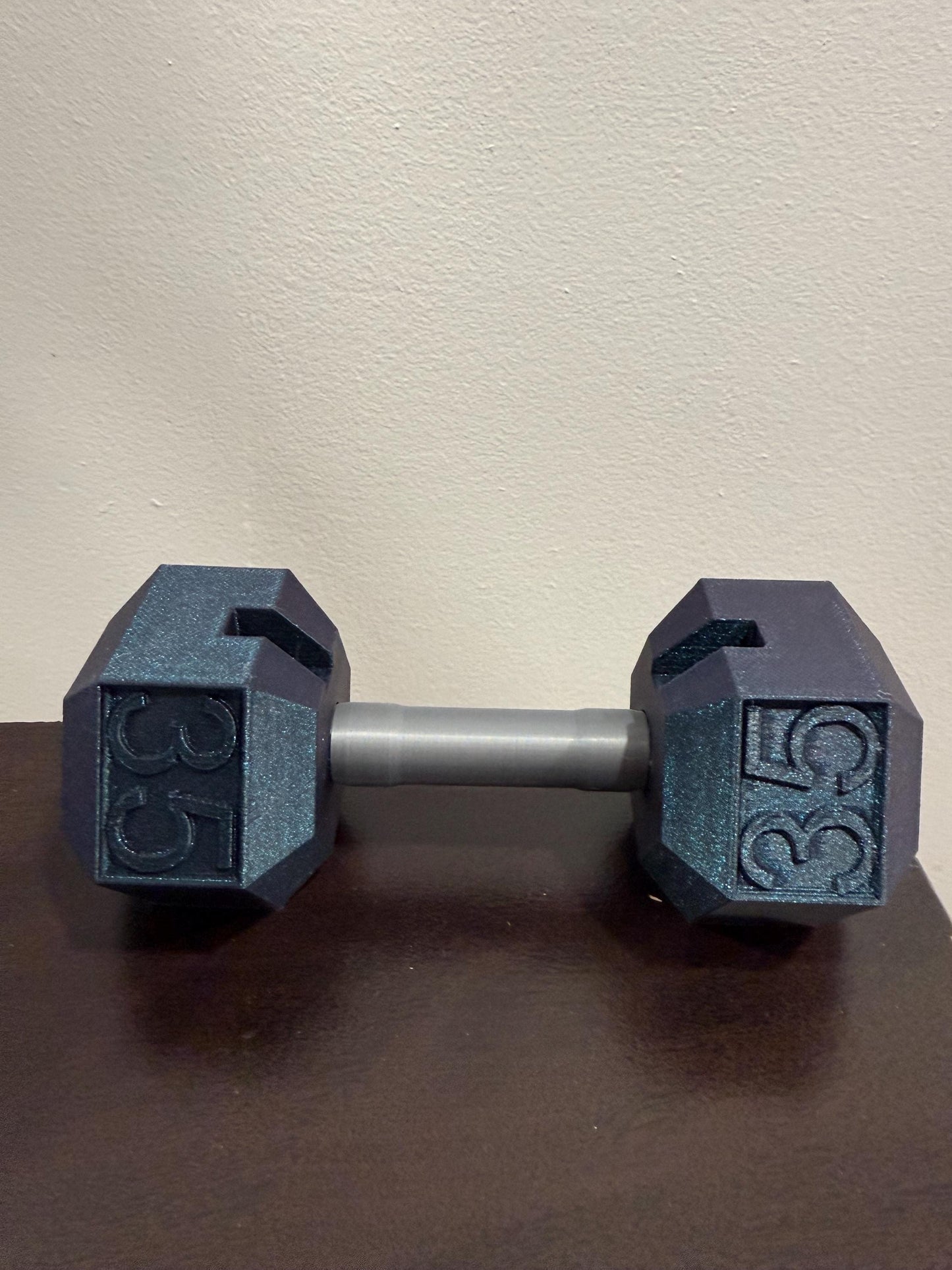 Porte-cartes de visite haltère unique – Un incontournable pour les professionnels du fitness ! Le cadeau parfait !