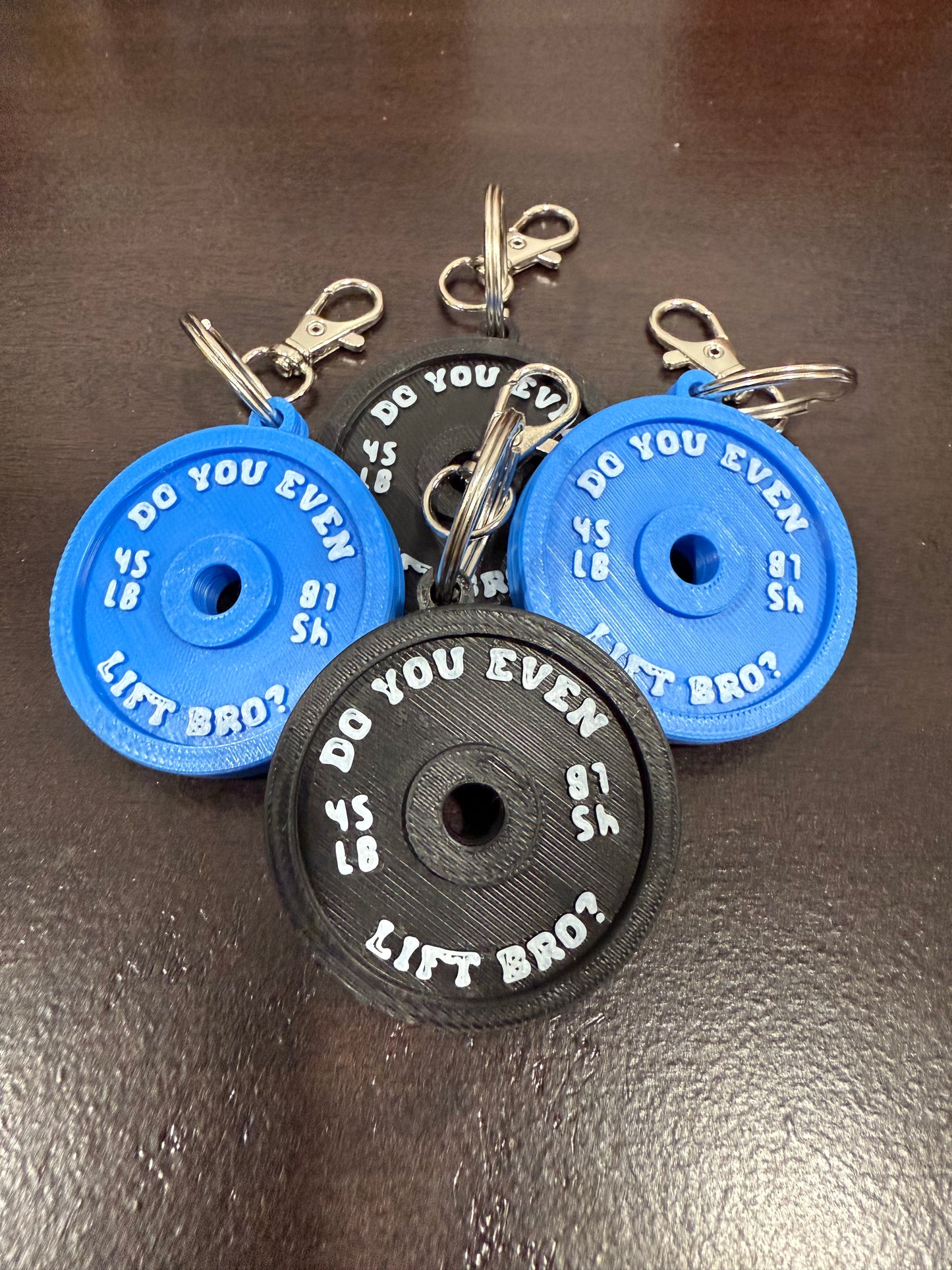 Porte-clés mini disque de poids : Motivation musculation, Cadeau haltérophilie, Achetez-en 2, le 3ème GRATUIT