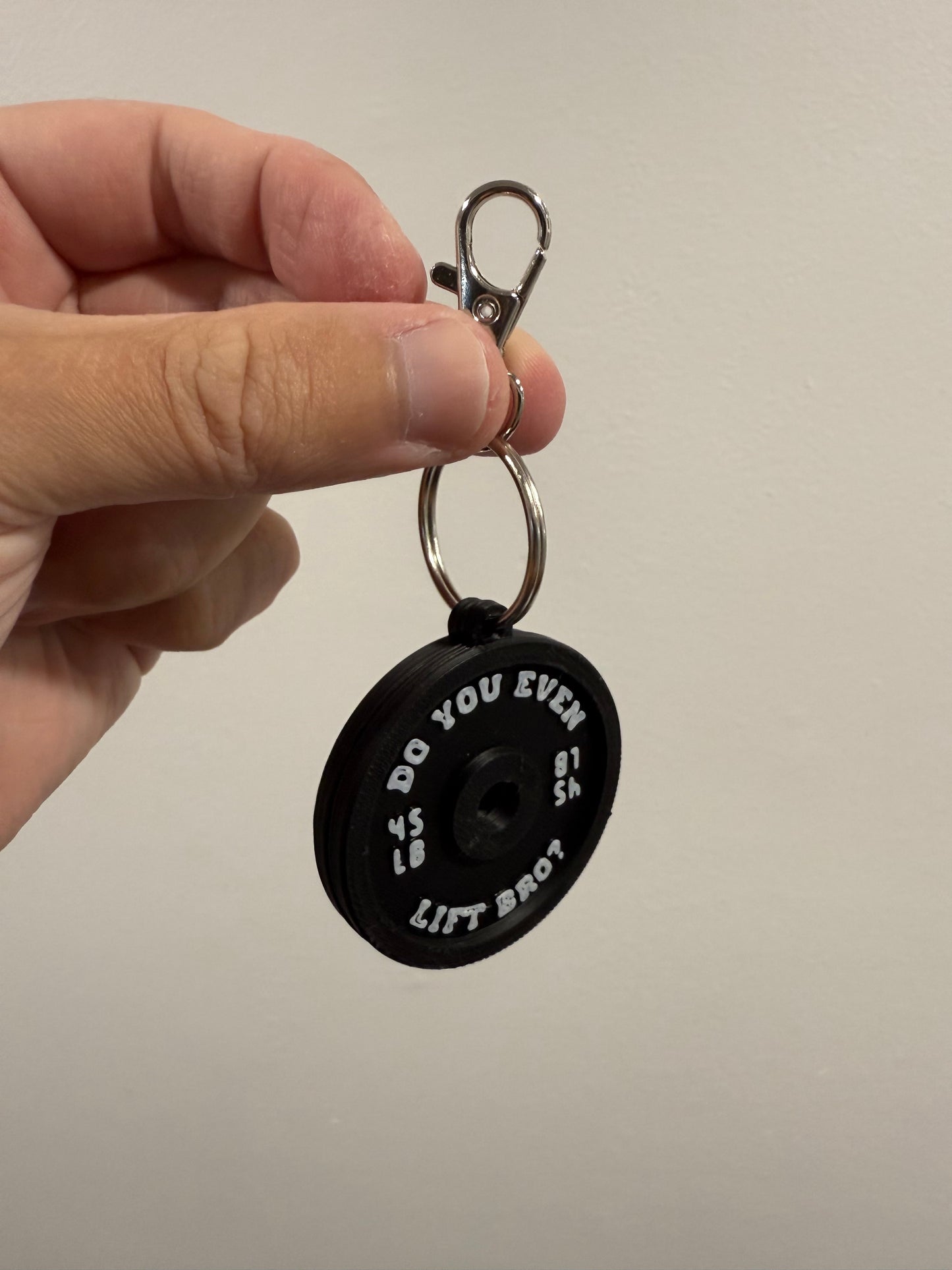 Porte-clés mini disque de poids : Motivation musculation, Cadeau haltérophilie, Achetez-en 2, le 3ème GRATUIT