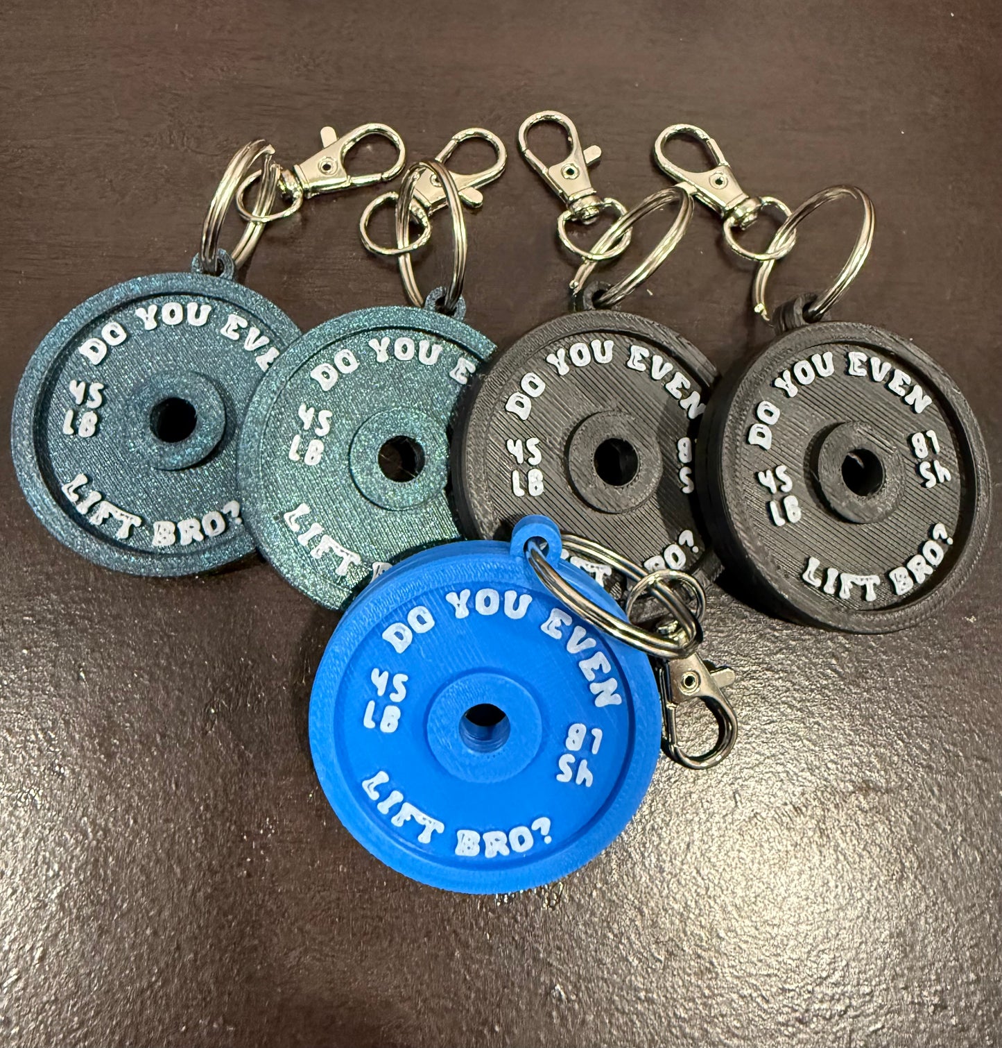 Porte-clés mini disque de poids : Motivation musculation, Cadeau haltérophilie, Achetez-en 2, le 3ème GRATUIT
