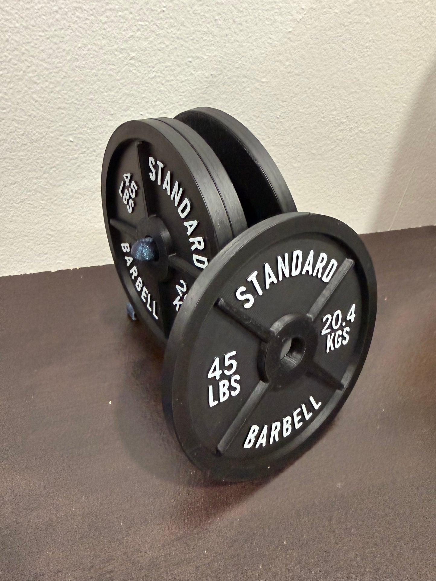 Ensemble de sous-verres haltères (lot de 4) - Cadeau pour amateur de gym, Décoration de fitness