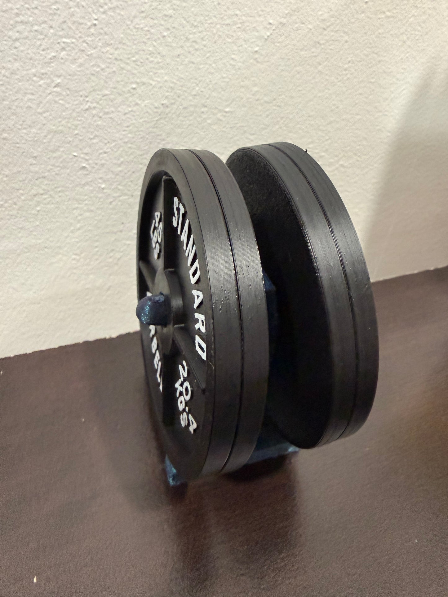 Ensemble de sous-verres haltères (lot de 4) - Cadeau pour amateur de gym, Décoration de fitness