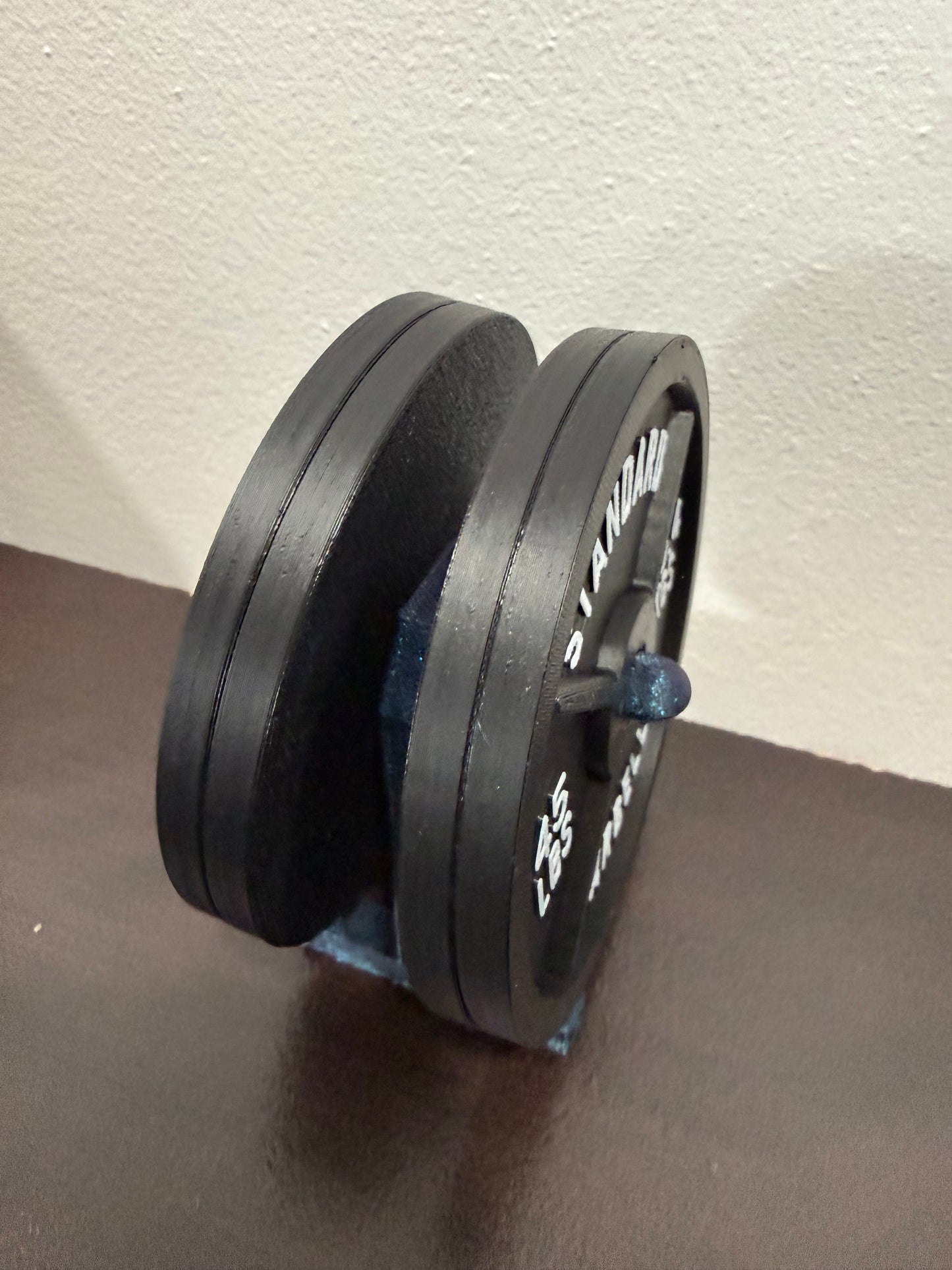 Ensemble de sous-verres haltères (lot de 4) - Cadeau pour amateur de gym, Décoration de fitness