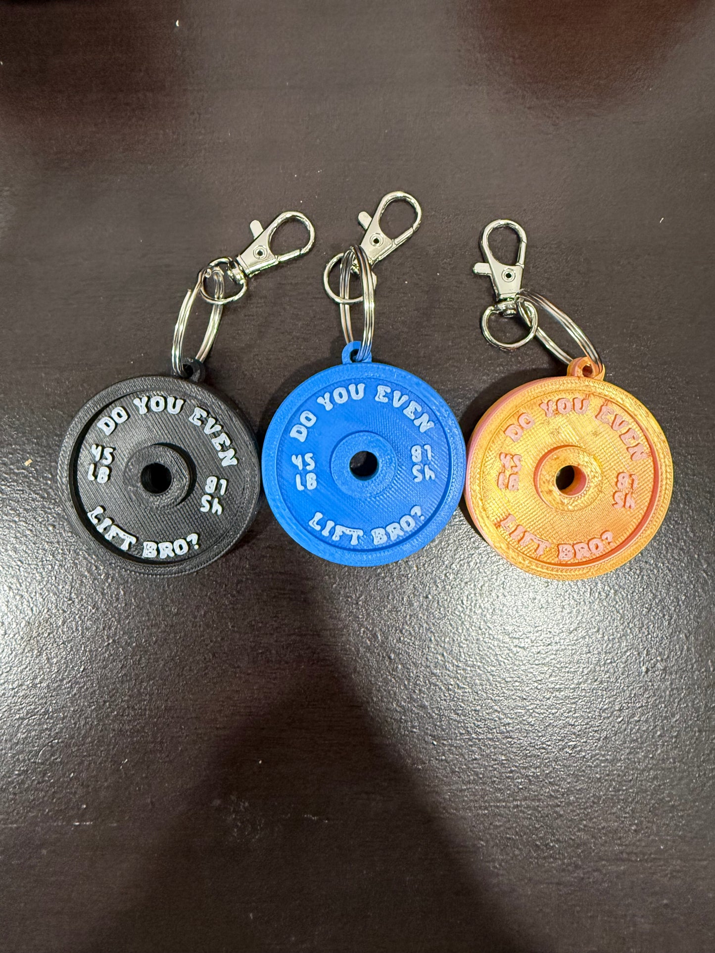 Porte-clés mini disque de poids : Motivation musculation, Cadeau haltérophilie, Achetez-en 2, le 3ème GRATUIT