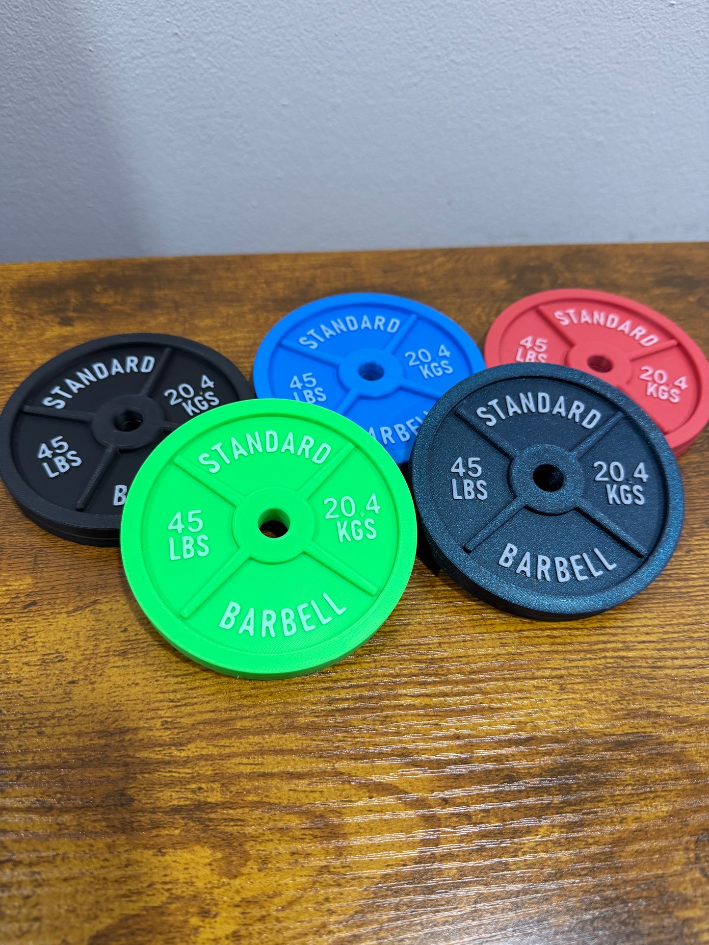 Sous-verre haltère double face - Cadeau pour les passionnés de gym, Décoration de fitness