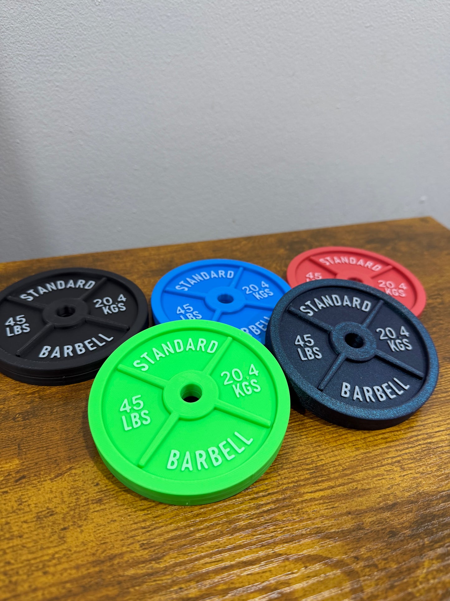Sous-verre haltère double face - Cadeau pour les passionnés de gym, Décoration de fitness